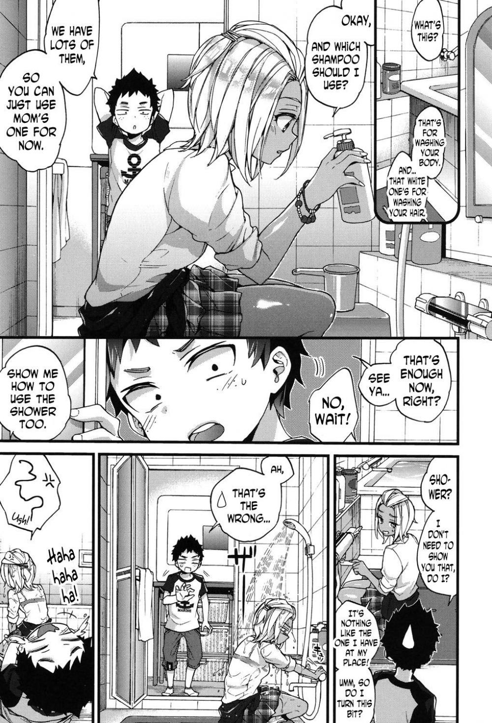 Hentai Manga Comic-Bath Trouble! -Oneshota Dish-Read-3